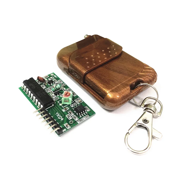 2262/2272 Four-way remote control kit M4 non-locking receiving board four-key wireless remote control transmitter module