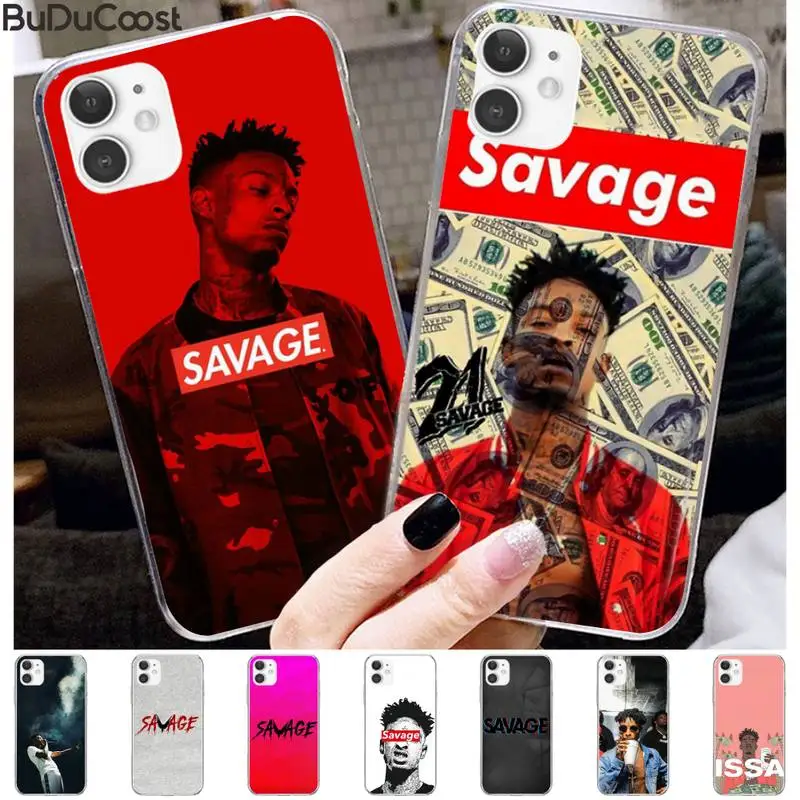 

Slok Rapper 21 Savage Luxury Unique Phone Cover For iphone 11 Pro11 Pro Max X 8 7 6 6S Plus 5 5S SE cass