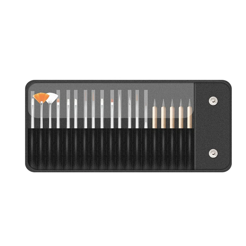 

Nail Brush for Manicure Gel Brush for Nail Art 20Pcs/Set Nail Brush Acrylic Liquid Powder Carving Gel Brush