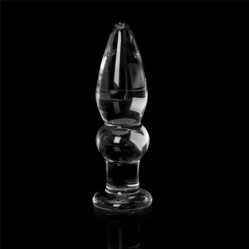 HOT 1PC Glass Anal Vaginal Dildo Butt Plug Beads Erotic Stimulator Adult Sex Toy #E015C# | Красота и здоровье