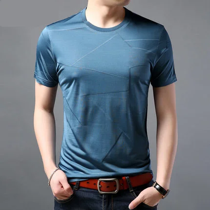 

Men's casual short-sleeved t-shirt wild clothes tide 5466