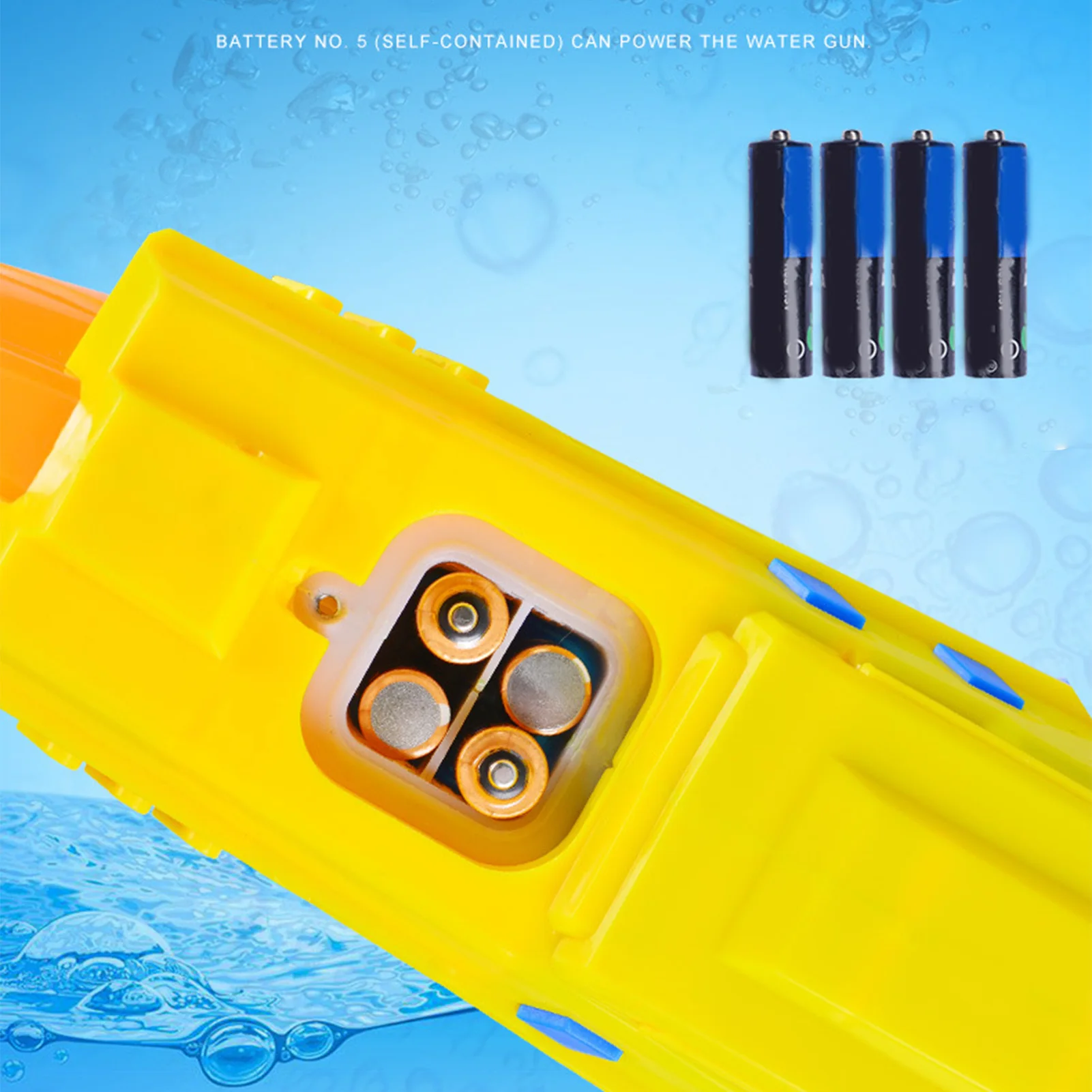 

Kids Electric Blaster Water Gun Shooter Toy Outdoor Summer Beach Playing Water Shooting Games Plastic Pull-out Water Gun