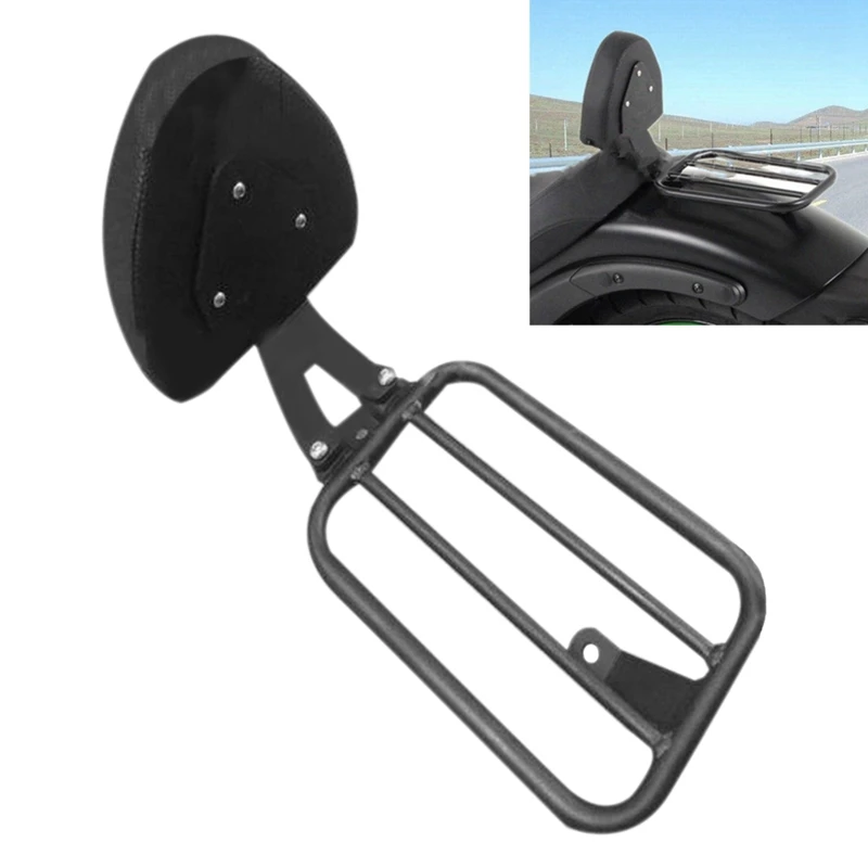 

Motorcycle Rear Rack Passenger Rear Tail Seat with Backrest Rear Luggage Rack for Kawasaki Vulcan S650 VN650 2014-2021