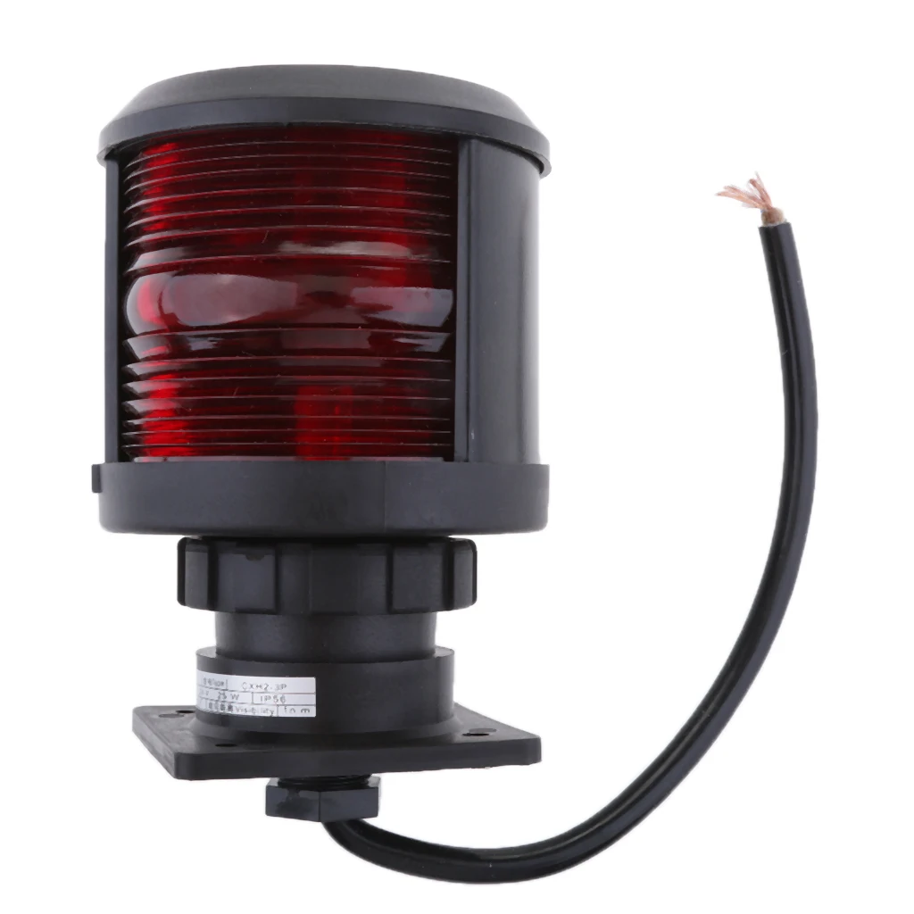 Красный+ зеленый 12 V/24 V светодиодный навигационный сигнал для морской лодки, яхты