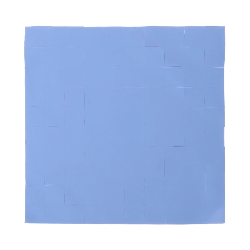 

100 Pcs 100x100x1mm GPU CPU Thermal Pad Silicone Heatsink Cooler Conductive Pads