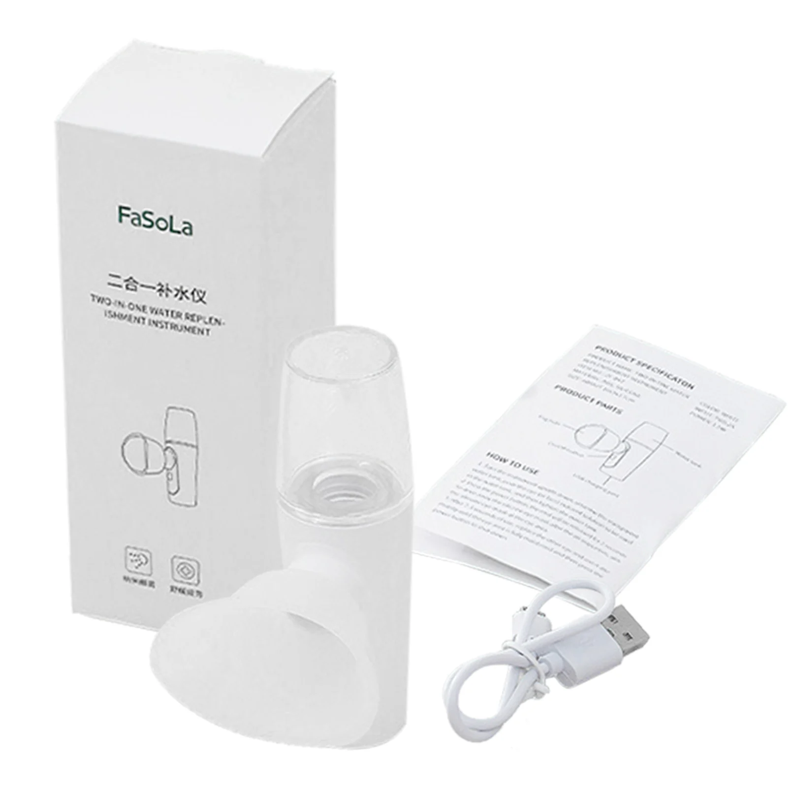 

Портативный увлажнитель-распылитель для ухода за глазами