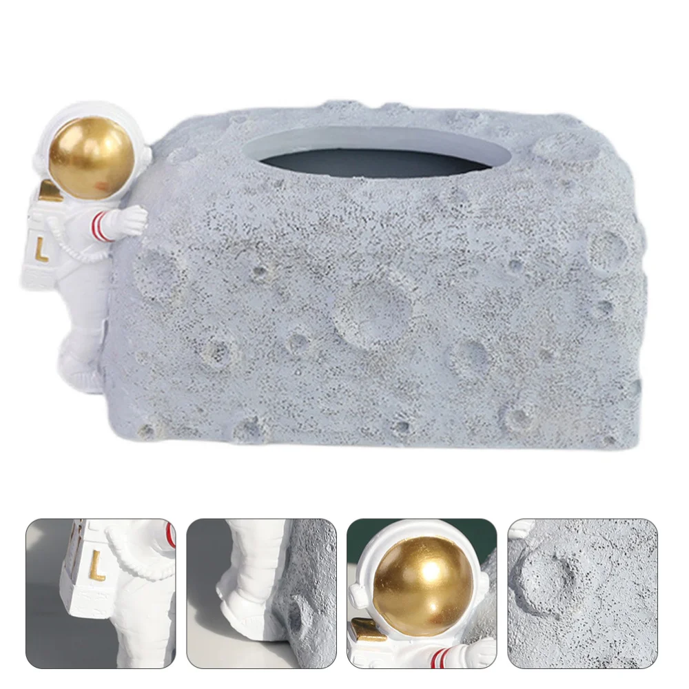 

1Pc Creative Astronaut Tissue Box Napkin Storage Container Practical Tissue Box