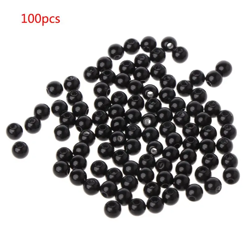 

100pcs 3-12mm Black Safety Doll Eyes Sewing Beads For DIY Bear Stuffed Toys Scrapbooking Crafts