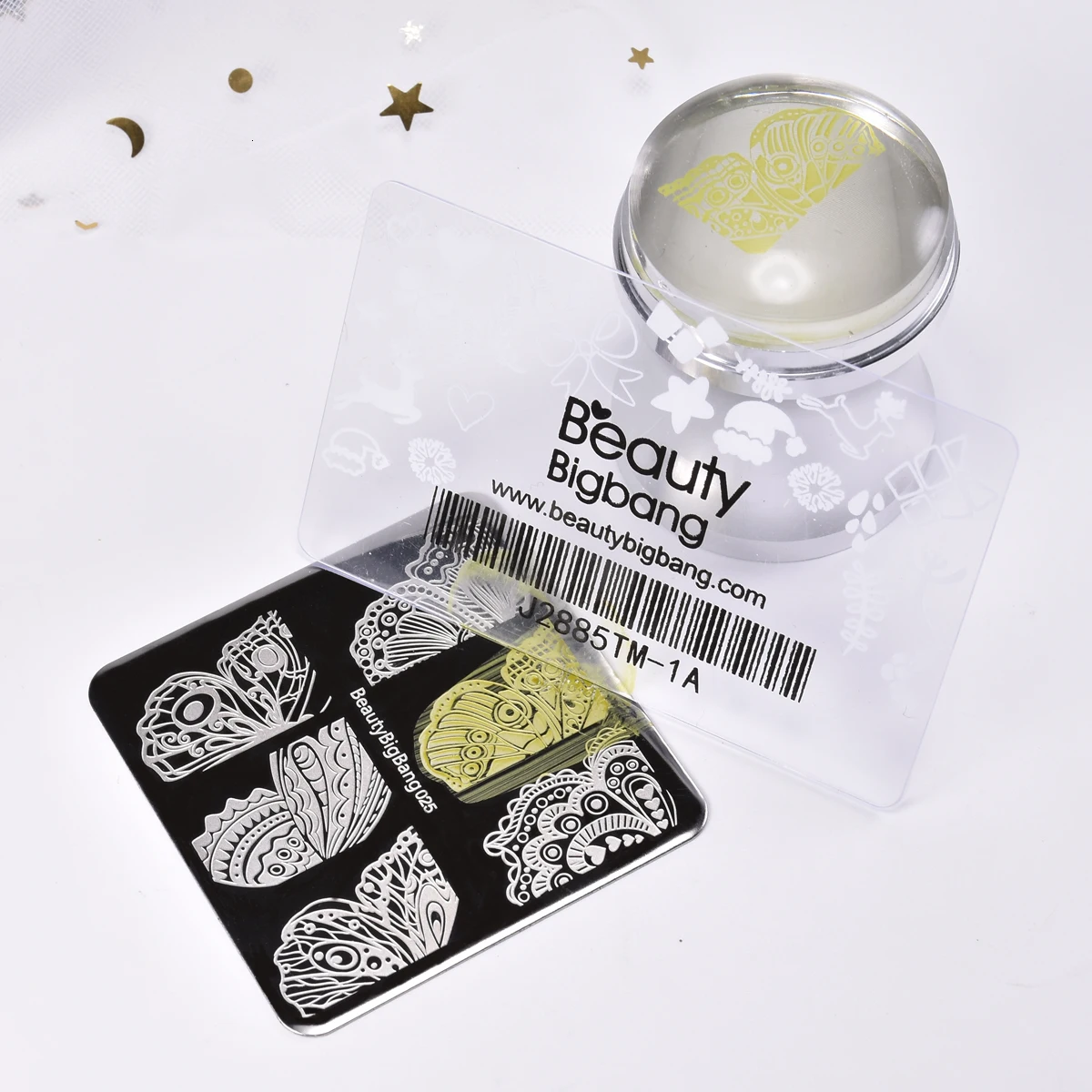 BeautyBigBang 3 шт. пластины для стемпинга ногтей Полировочный штамп пластиковые DIY