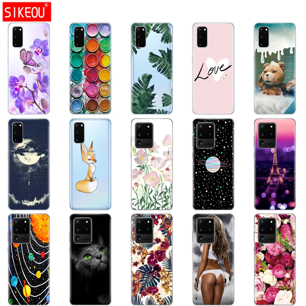 Чехол для Samsung Galaxy S20 силиконовый чехол из ТПУ PLUS телефона Ultra S 20 с котом|Бамперы| |