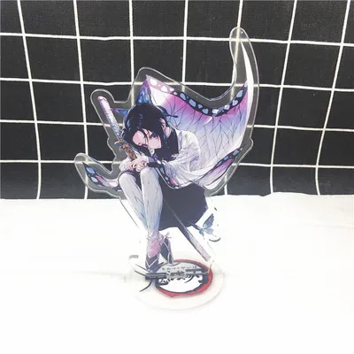 1-24 Аниме демон убийца Kimetsu no Yaiba брелок Kamado Tanjirou Hashibira Inosuke Tomioka Giyuu милый забавный мультфильм акриловый брелок - Цвет: 1-24