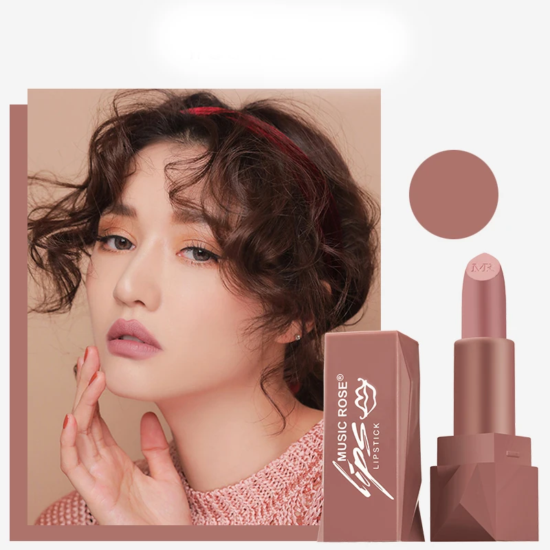 New Matte Moisture Lipstick Waterproof Long-lasting Velvet Nude Batom Lips Makeup Chocolate Color Non Stick Cup Cosmetics |