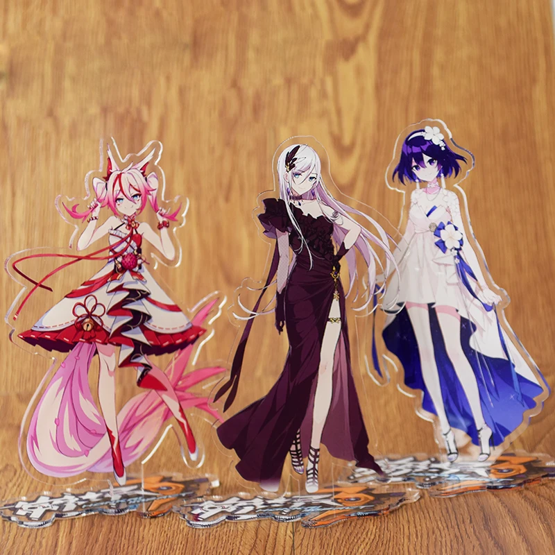 Аниме игры Honkai Impact 3 Косплэй Сесилия Schariac Kiana Kaslana фигурка на акриловой подставке