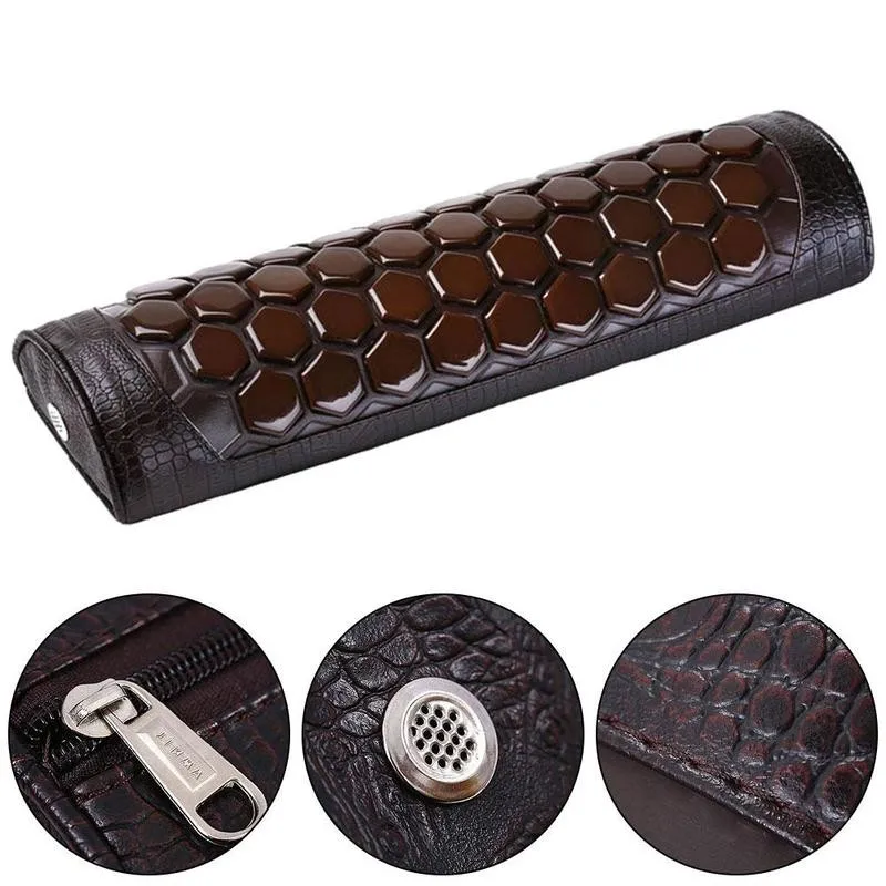

Natural Tourmaline Massage Neck Pillow Back Waist Far Infrared Therapy Cervical Traction Massager Health Care Relaxation