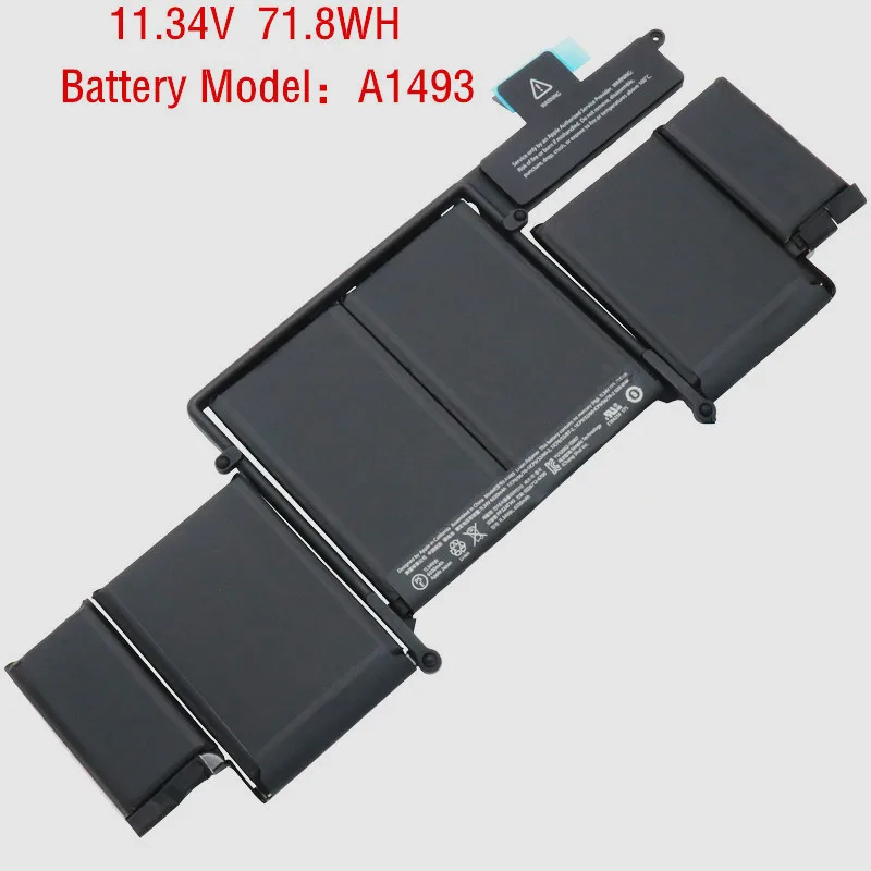 

11.34V 71.8WH Genuine A1493 Laptop Battery for Apple Macbook Pro 13" Retina A1502 Late 2013 Mid 2014