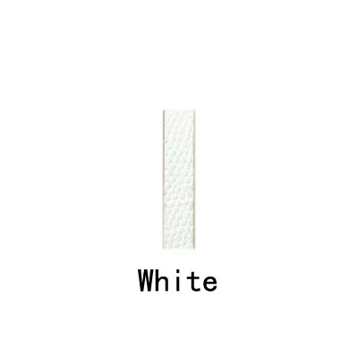 White В розницу! Кожаный брелок для ключей с цифрами для автомобилей, сделай сам, стразы, буквы, цифры, амулеты 10 мм - Цвет: White