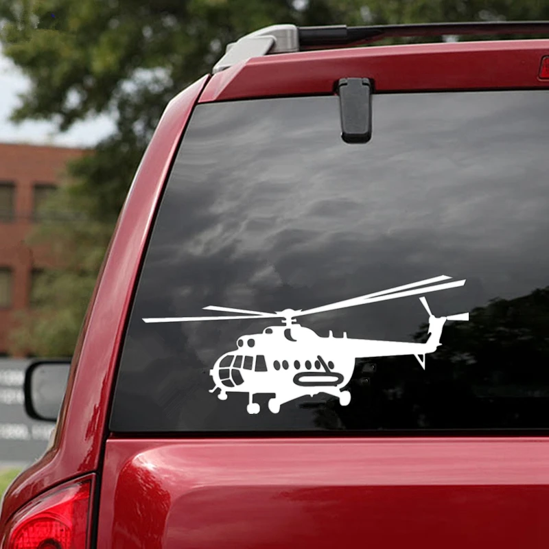 30717# наклейки на авто Вертолет МИ-8 водонепроницаемые машину наклейка для