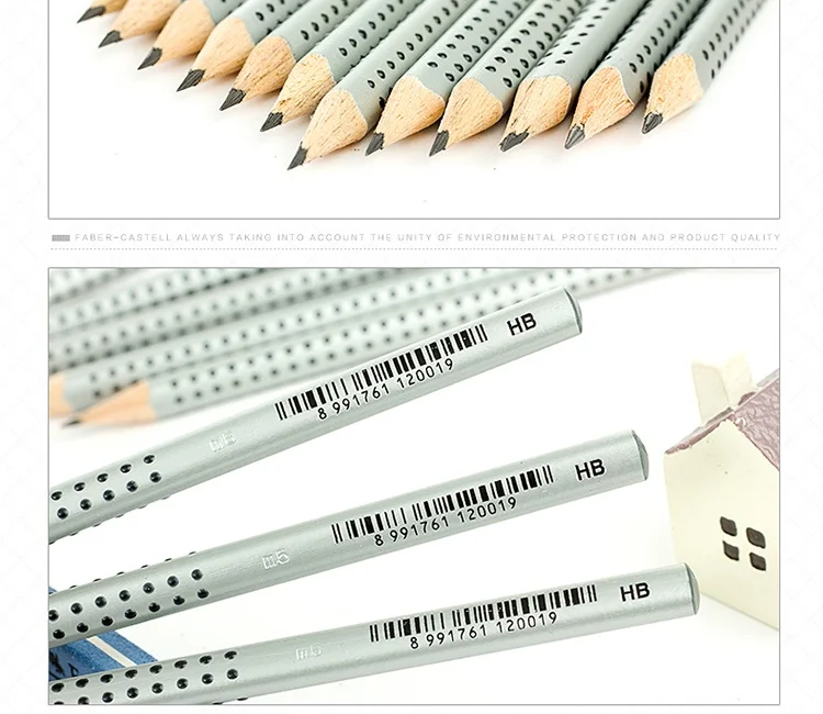 Faber Castell 3170 треугольные карандаши 12 шт. HB/2B Живопись Написание Стандартный Творческий Деревянный карандаш школы искусства канцелярские принадлежности