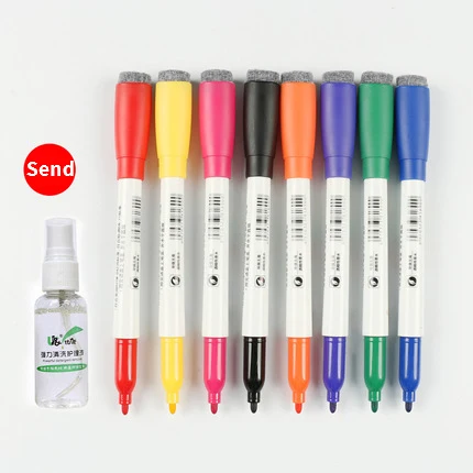 * 8/3/4 цвета стирающаяся ручка для белой доски на водной основе детская охраны