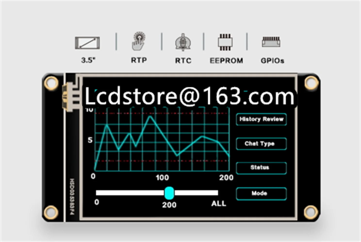 Универсальный 3 5 '𧒀*320 встроенный RTC/Большая емкость вспышки/более быстрая