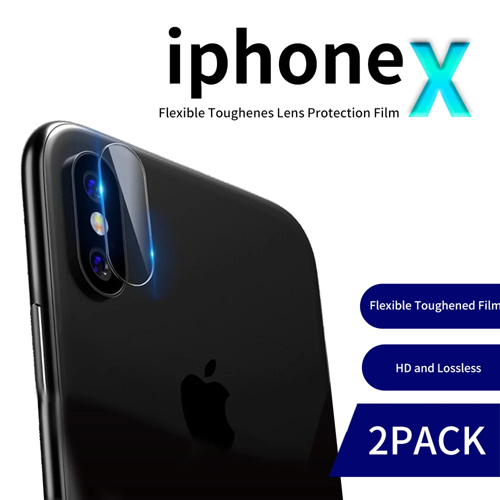 

2 шт./лот, прозрачная защитная пленка для iPhone X, защитная пленка для iPhone X