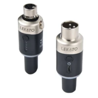 lekato mw 1 wireless technology 5 8ghz microphone system transceiver guitar transmitter receiver on xlr guitar accessories