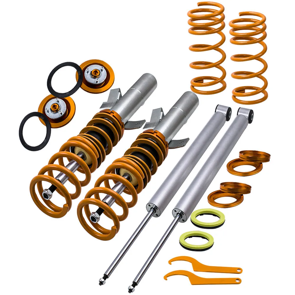 Coilover Shock для Ford Focus MK2 Mk II 2 5 ST CMax MK1 03 10 1 6 8 0 двигатель VW GOLF III MK3 4CYL 95 98 пружинный