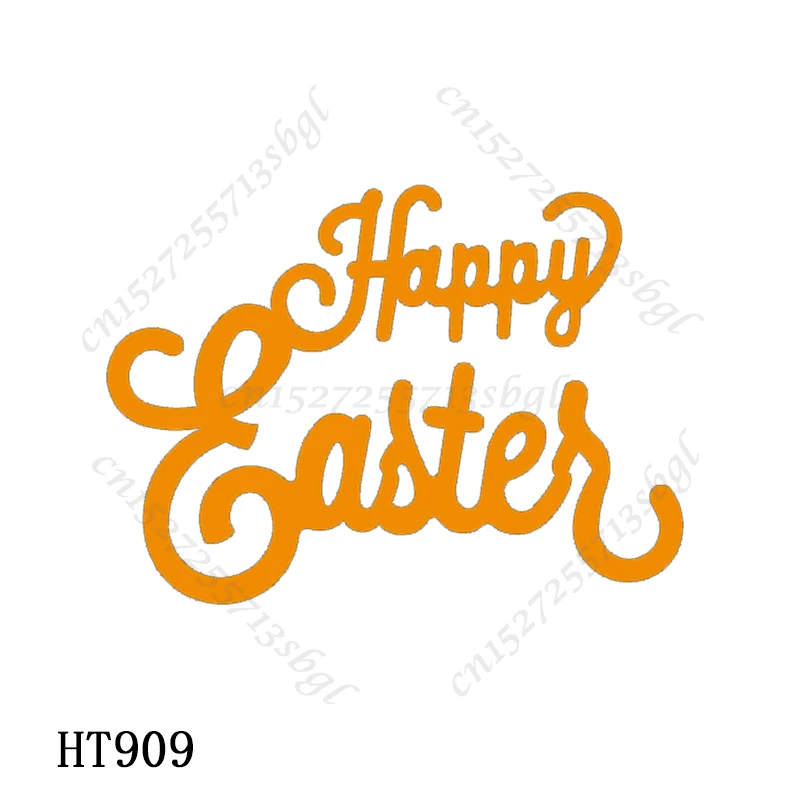 

Пресс-формы Happy Easter-новая форма для высечки и дерева, HT909 подходит для стандартных высекальных машин на рынке.