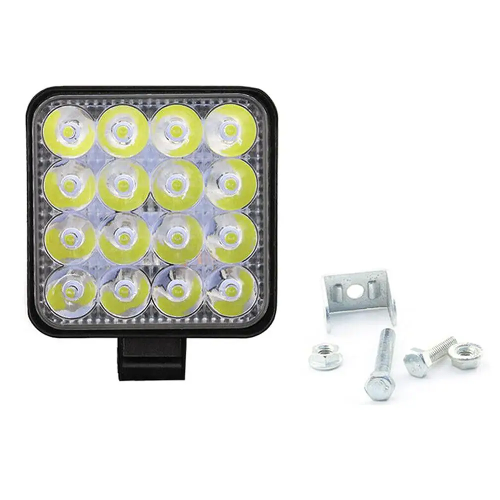 Светодиодные мотоциклетные фасветильник 48 Вт 6000 лм 4 шт.|Световая рейка/рабочее