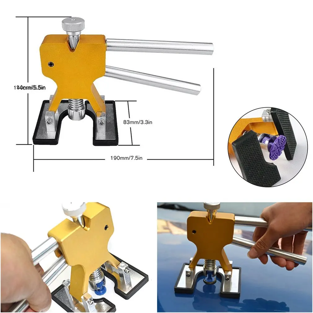 

Auto Body Repair Tool Slide Hammer Dent Lifter Paintless Dent Repair Tools Glue Tabs Suction Cups Car Dent Puller