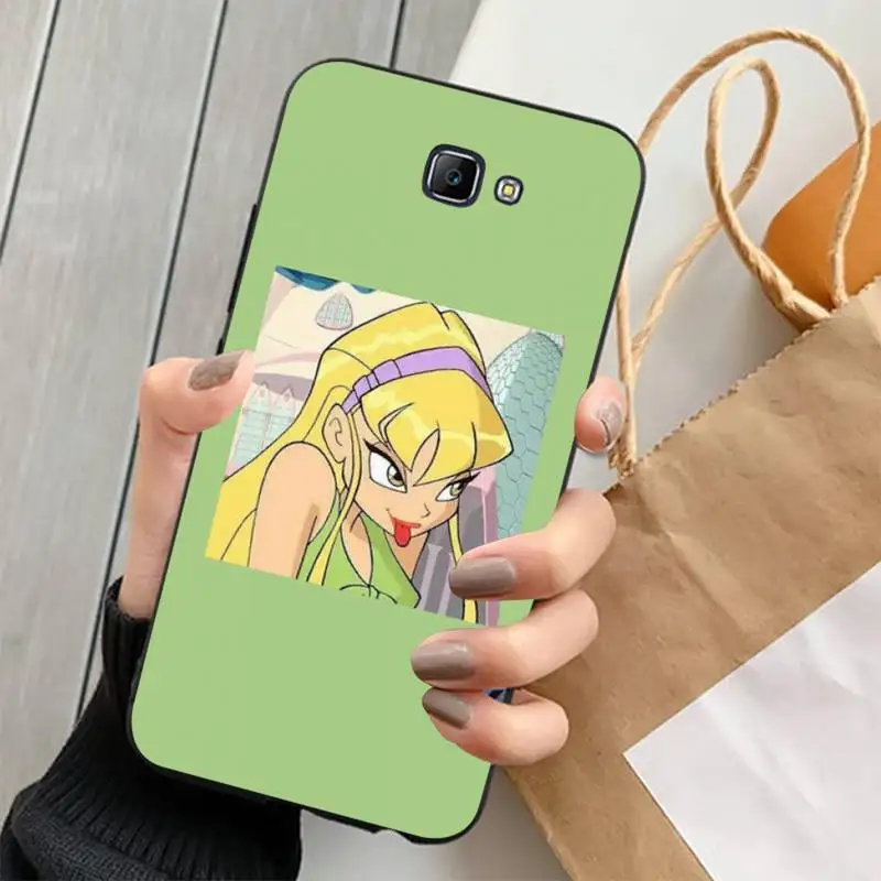 

YNDFCNB Girl Winx Clubs Phone Case for Samsung J4 6 7 2 5 8plus prime core 2017 2018 pro