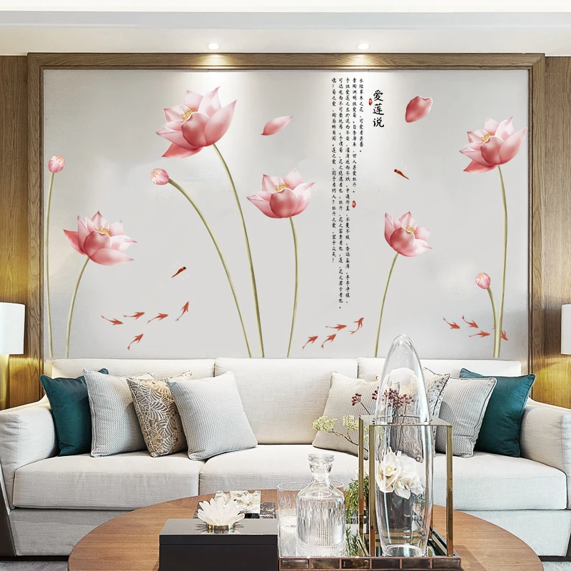 

DIY Искусственные цветы в китайском стиле, винтажный декор для комнаты, гостиной, спальни, домашнего офиса, самоклеящаяся роспись