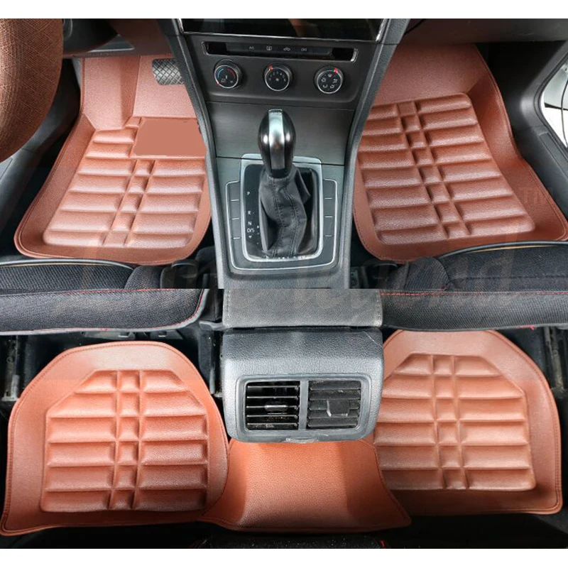 

Car Floor Mats Universal for Citroen C4 PICASSO C2 C3-XR C4L C5 C6 C-Quatre C-Elysee C-Triomp Car Leather floor mat carpet liner