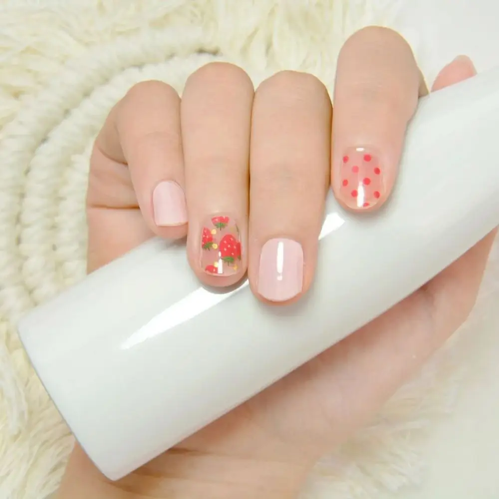 24 шт./компл. наклейки для ногтей s съемное полное покрытие съемный 3D французский