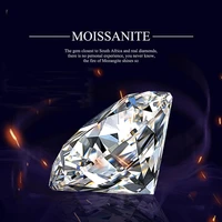 szjinao real 100 loose gemstone moissanite stone 6ct 12mm d color vvs1 round diamond shape undefined for jewelry diamond ring