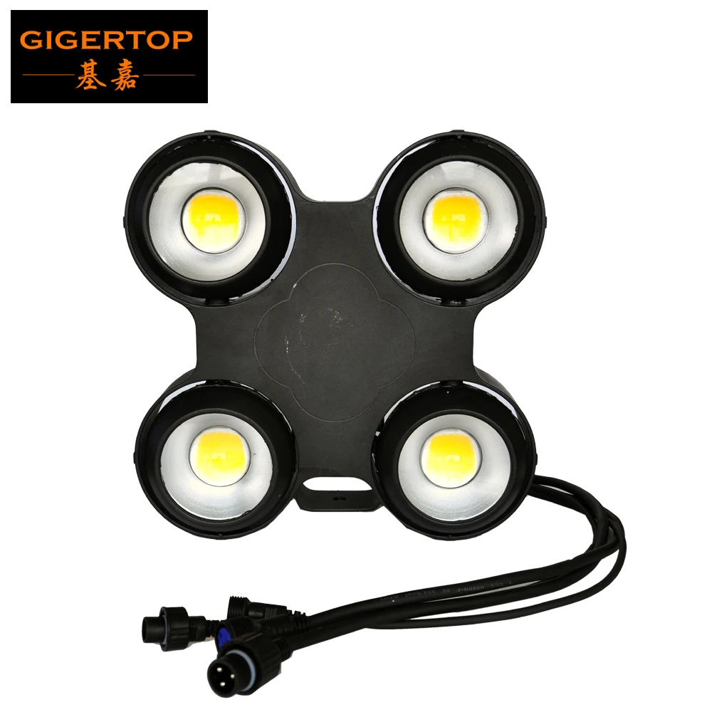 

TIPTOP 4 x 100W Waterproof Outdoor Led Blinder Light Tyanshine COB 100W Lamp DMX Control Aluminum Cover IP65 Pixel Color Control