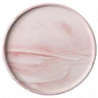 Поднос для хранения косметики и ювелирных изделий, с мраморной текстурой