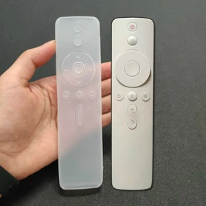 transparent remote control cover for xiaomi tv 4a soft silicone protective case rubber cover for xiaomi ip tv set top box 4s pro free global shipping