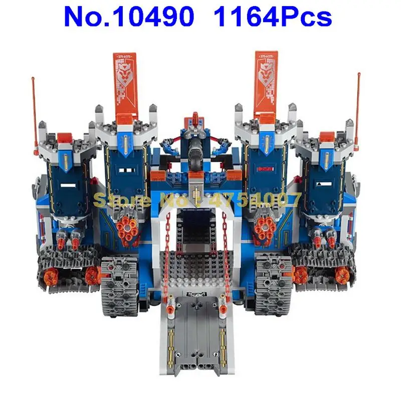 10490 1164 шт. knights fortrex Комбинированный Замок 6 фигурок bela строительный блок 70317 игрушка