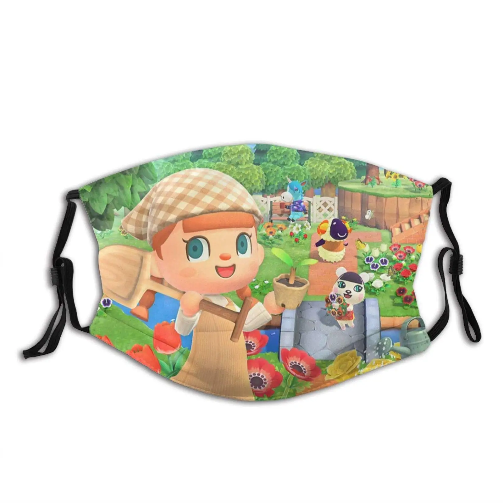 

Маска для детей, многоразовая, с 2 фильтрами