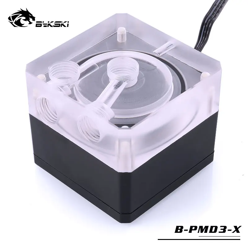 

Bykski Water Cooling DDC pump,PWM Automatic Speed Regulation B-PMD3-X 6M 600L/H