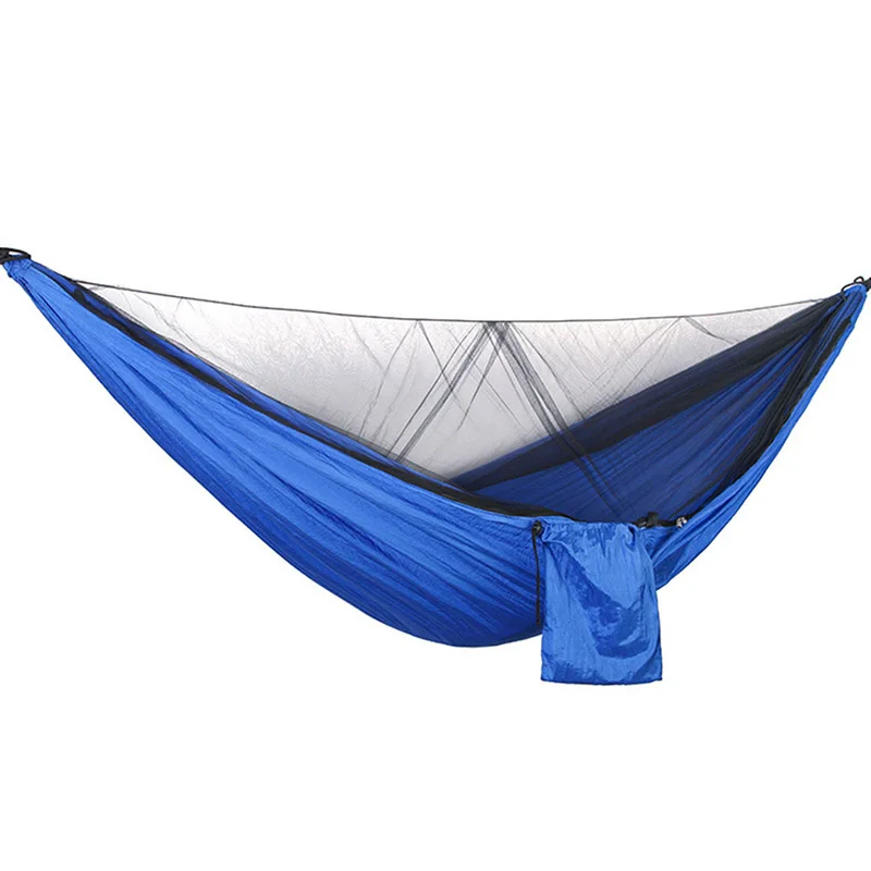 

Hot Sale Outdoor Hammock Portable Double Insect Net Hammock Parachute Hammock Outdoor Furniture Camping Hammock Soft Bed
