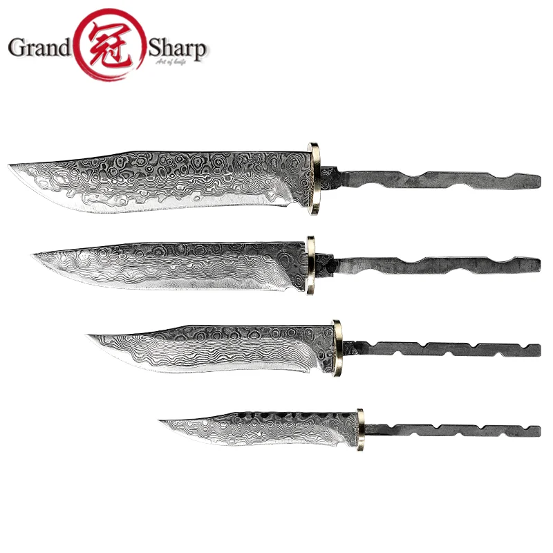 Нож с фиксированным лезвием нож из дамасской стали для самостоятельной сборки
