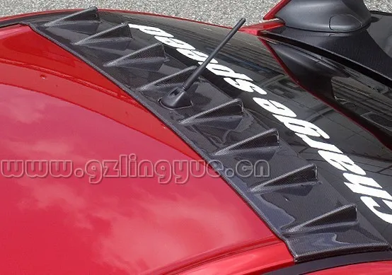 Спойлер на крышу из углеродного волокна для Mitsubishi Lancer EVO 10 2008 2014|roof spoiler|shark fin