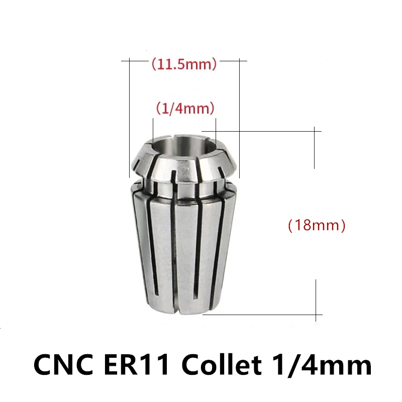 15 шт./компл. ER11 6 35/3 17/1/1.5/2/2.5/3/3.5/4/4.5/5/5.5/6/6.5/7 мм Пружинные цанговые патроны держатель