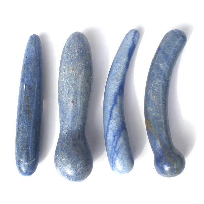 

1 Pcs Many Kinds Of Natural Blue Aventurine Crystal Massage Yoni Wand