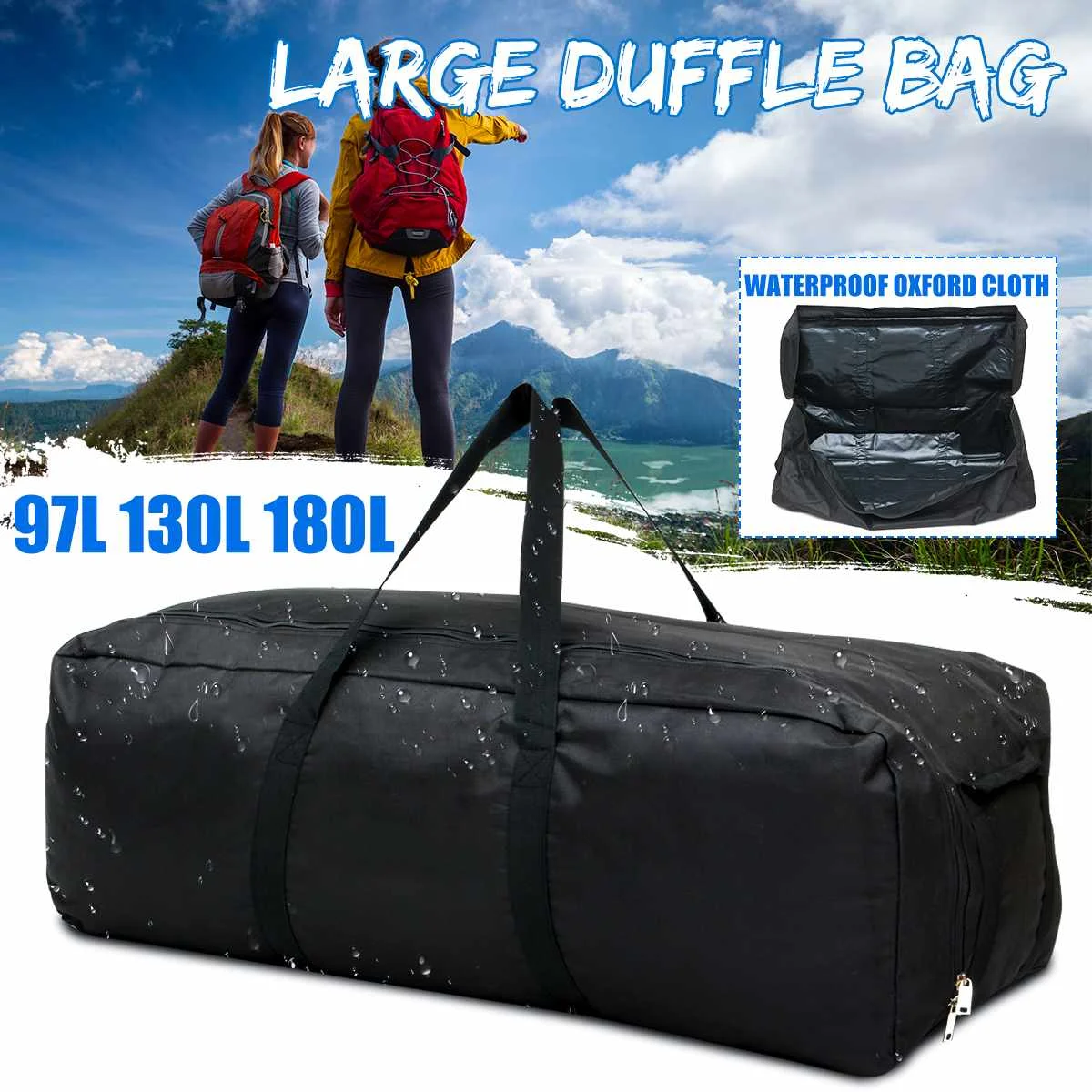 Большая спортивная сумка для мужчин водонепроницаемый складной чемодан из ткани