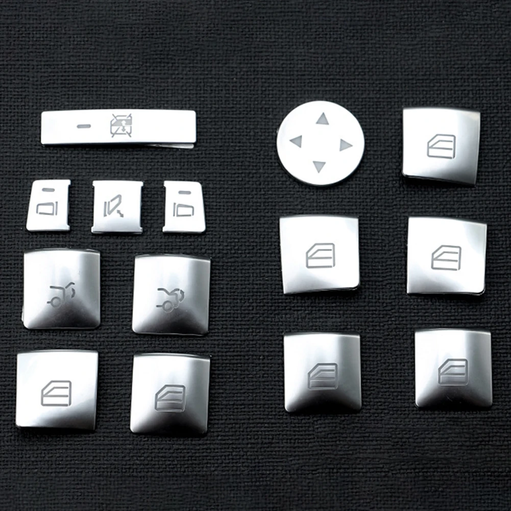 

14 шт./компл. пылезащитный простой в установке интерьерный Декор устойчивый к царапинам наклейка на автомобильную кнопку переключатель стек...