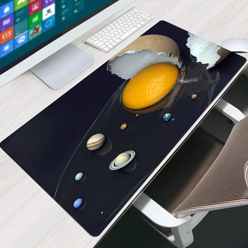 

Fashion large game mouse pad Sci Fi solar system antiskid natural rubber mouse pad keyboard pad laptop game player mouse pad