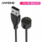Магнитный кабель ANMONE для Xiaomi Mi Band 5, Mi Band 5, умный браслет, зарядное устройство, провод 0,5 м, магнитный USB зарядный шнур